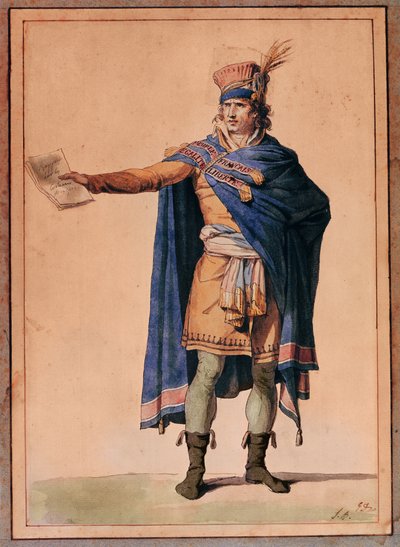 The Representative of the People in Office, 1794 by Jacques Louis David